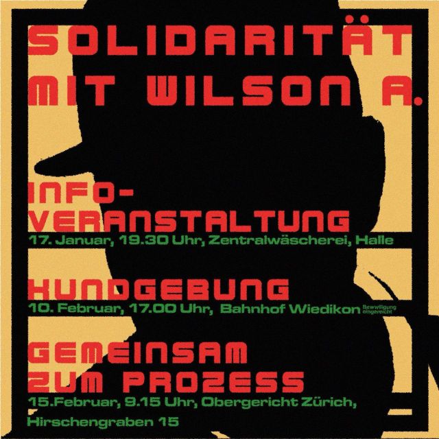 Solidarität mit Wilson A.